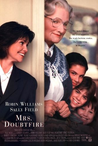 دانلود فیلم Mrs. Doubtfire 1993 ( خانم داوت‌فایر ۱۹۹۳ ) با زیرنویس فارسی چسبیده