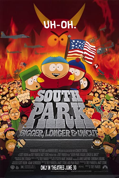 دانلود انیمیشن South Park: Bigger, Longer & Uncut 1999 ( ساوت پارک: گنده‌تر، درازتر و کوتاه‌نشده ۱۹۹۹ ) با زیرنویس فارسی چسبیده