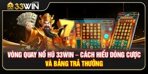 Vòng Quay Nổ Hũ 33WIN300 – Cách Hiểu Dòng Cược Và Bảng Trả Thưởng